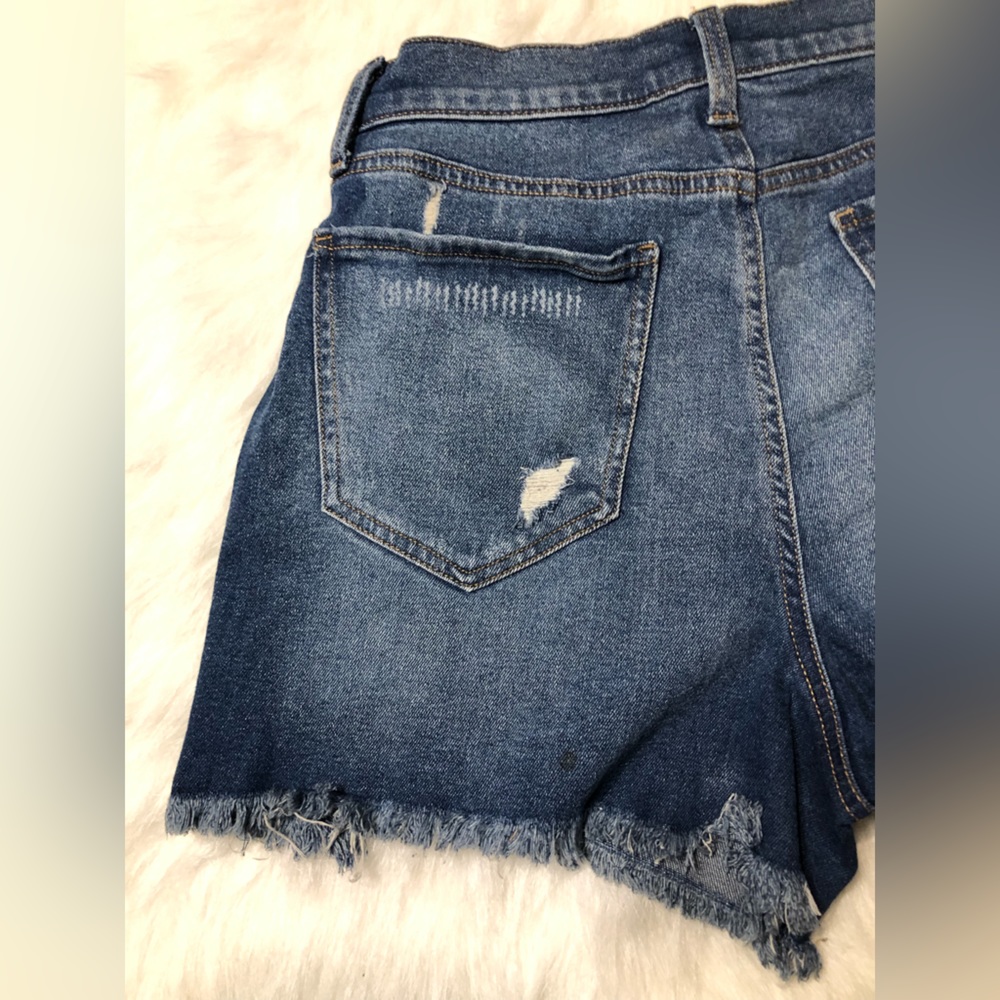 Women High Washed Ripped Denim - Picture 5 of 5